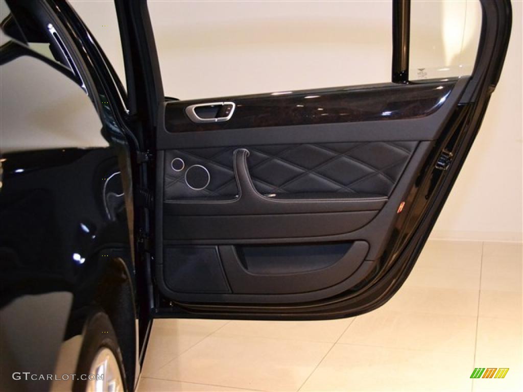 2009 Bentley Continental Flying Spur Speed Beluga Door Panel Photo #49800210