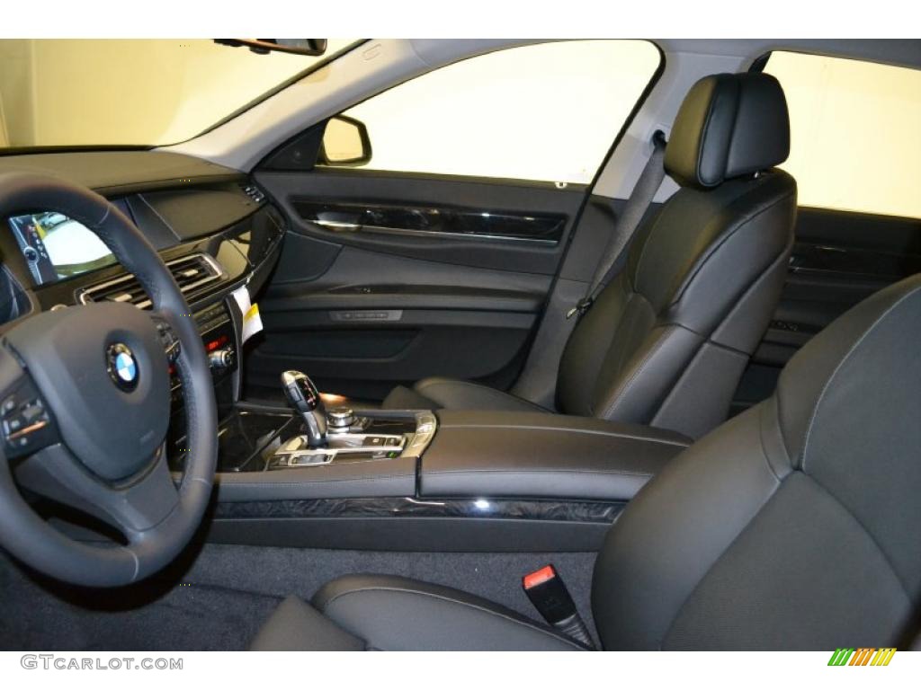 2012 7 Series 750Li Sedan - Dark Graphite Metallic / Black photo #12