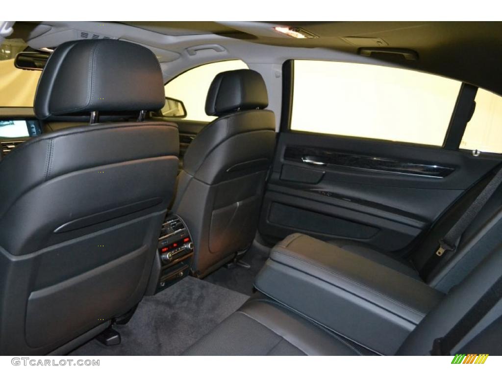 2012 7 Series 750Li Sedan - Dark Graphite Metallic / Black photo #16