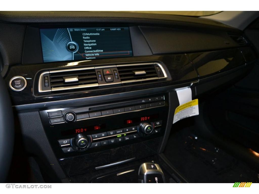 2012 7 Series 750Li Sedan - Dark Graphite Metallic / Black photo #25
