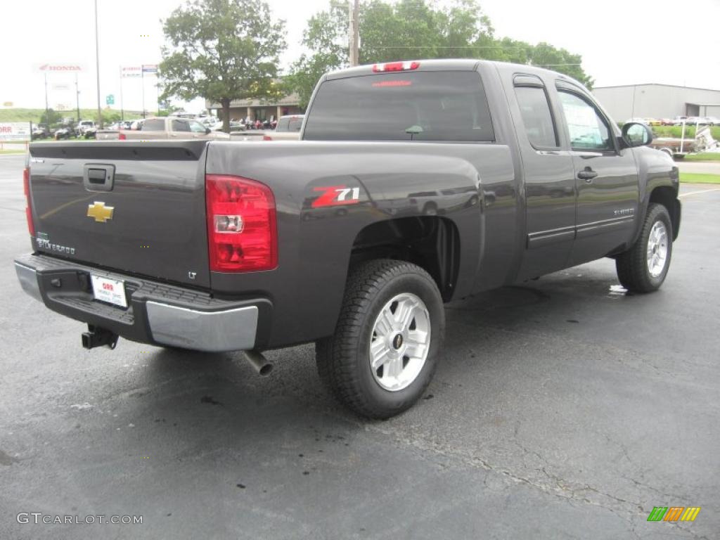 2011 Silverado 1500 LT Extended Cab - Taupe Gray Metallic / Ebony photo #5