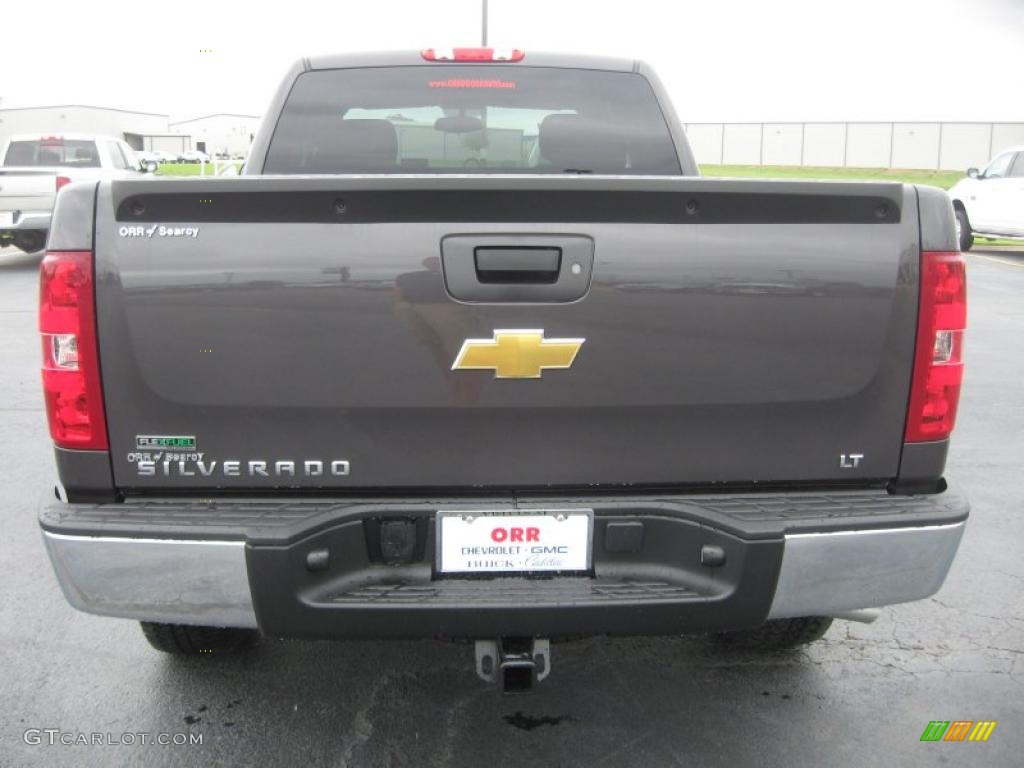 2011 Silverado 1500 LT Extended Cab - Taupe Gray Metallic / Ebony photo #6