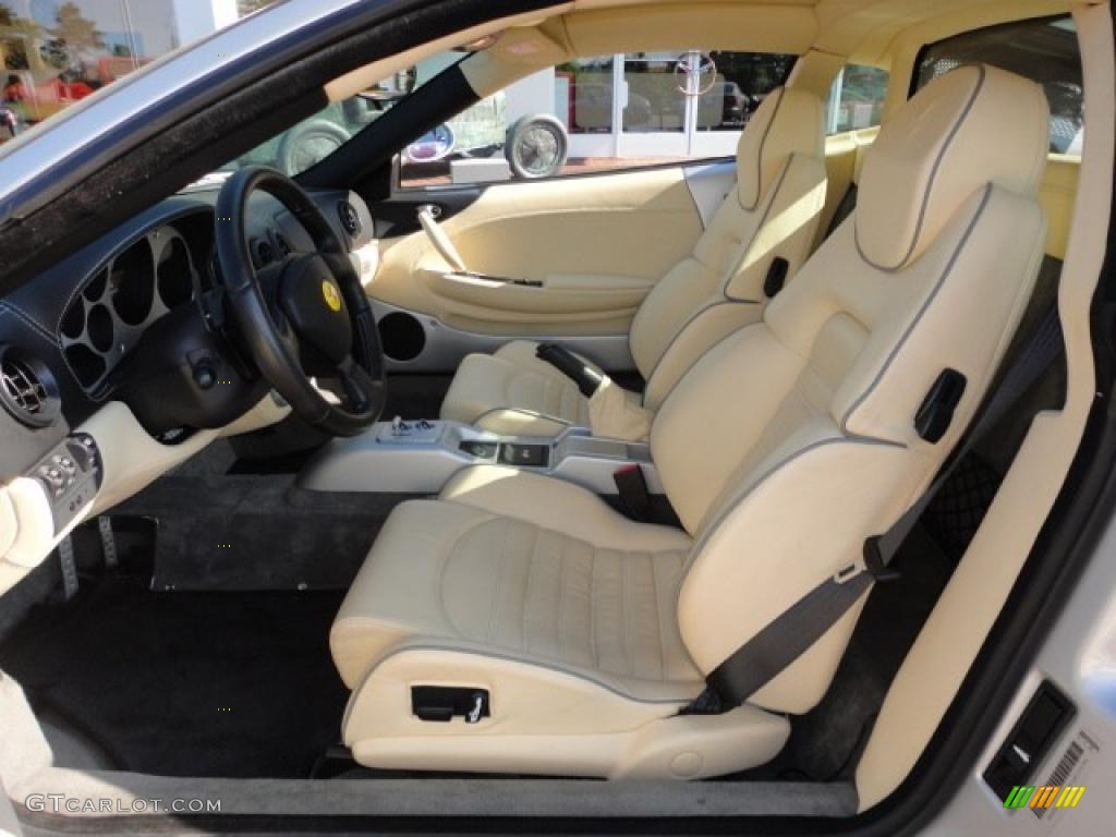 Cream Interior 2002 Ferrari 360 Modena F1 Photo #49800948