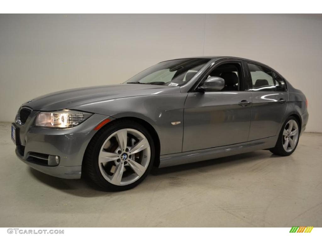 2009 3 Series 335i Sedan - Space Grey Metallic / Black photo #11