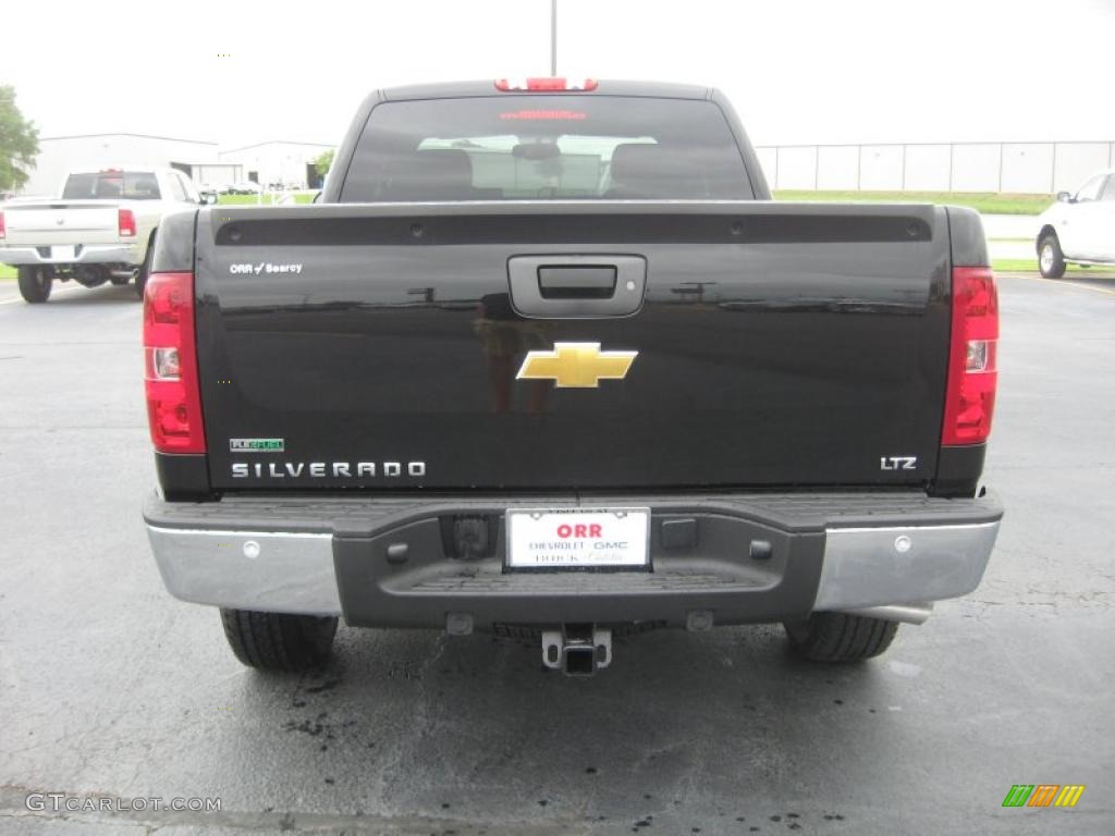 2011 Silverado 1500 LTZ Extended Cab - Black / Ebony photo #6