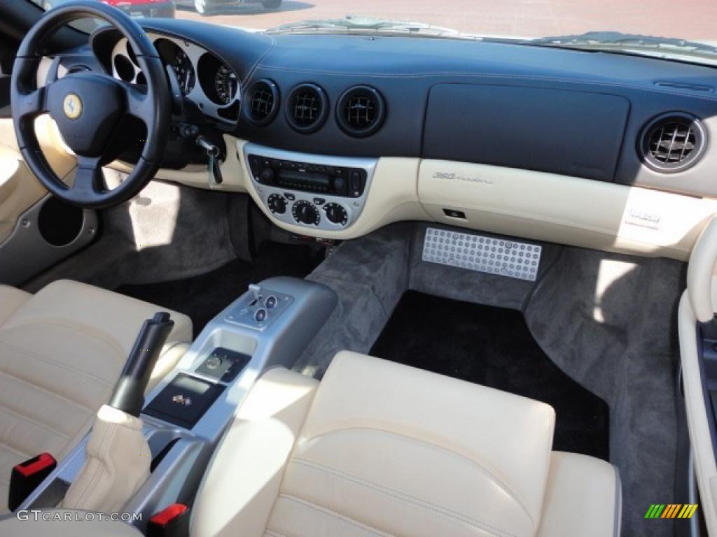 2002 Ferrari 360 Modena F1 Cream Dashboard Photo #49801164
