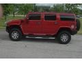 2007 Victory Red Hummer H2 SUV  photo #51