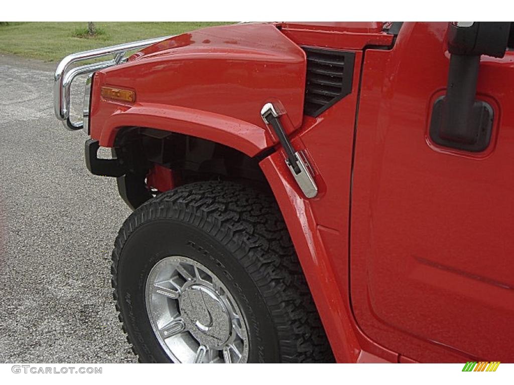 2007 H2 SUV - Victory Red / Ebony Black photo #56