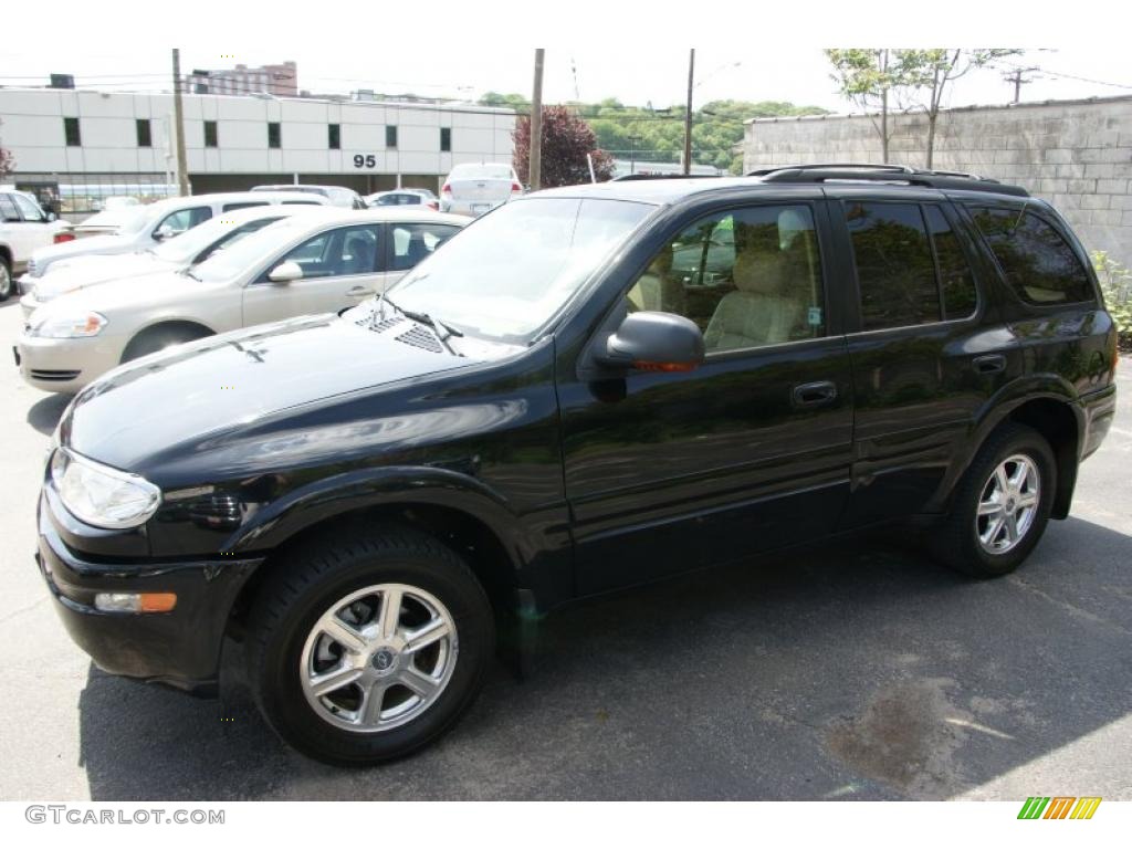 2002 Bravada AWD - Black Onyx / Camel photo #1