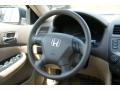 Ivory 2006 Honda Accord LX Sedan Steering Wheel