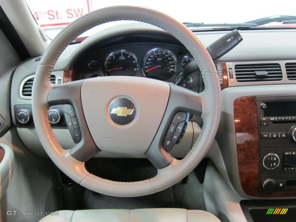 2009 Silverado 1500 LTZ Crew Cab 4x4 - Victory Red / Light Titanium photo #2