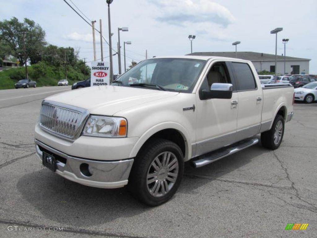 White Chocolate Tri Coat 2007 Lincoln Mark LT SuperCrew 4x4 Exterior Photo #49803189