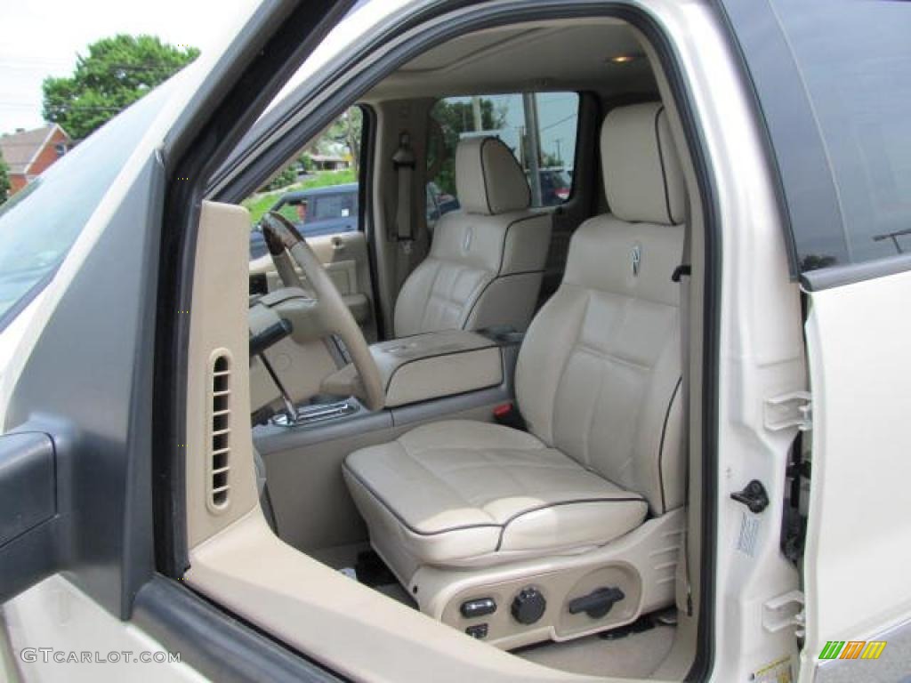 Light Parchment/Espresso Interior 2007 Lincoln Mark LT SuperCrew 4x4 Photo #49803237