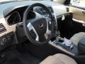 Cashmere/Ebony 2011 Chevrolet Traverse LTZ Interior Color