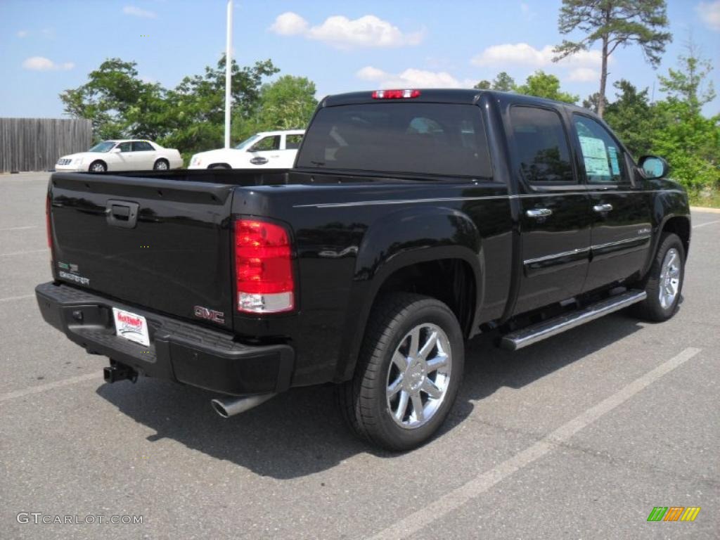 Onyx Black 2011 GMC Sierra 1500 Denali Crew Cab 4x4 Exterior Photo #49803882