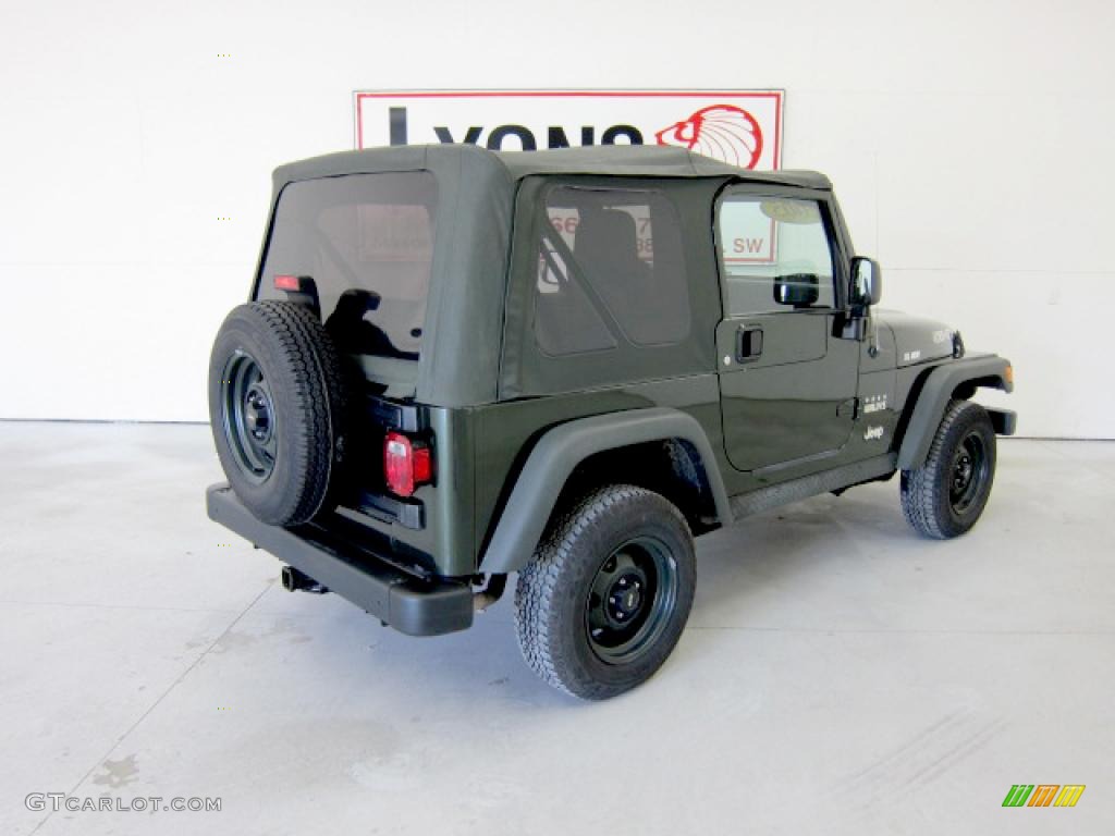 Moss Green Pearlcoat 2005 Jeep Wrangler Willys Edition 4x4 Exterior Photo #49803891