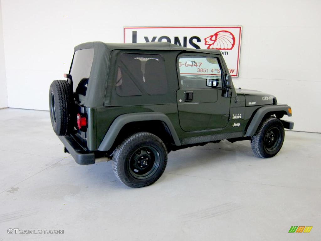 Moss Green Pearlcoat 2005 Jeep Wrangler Willys Edition 4x4 Exterior Photo #49803906