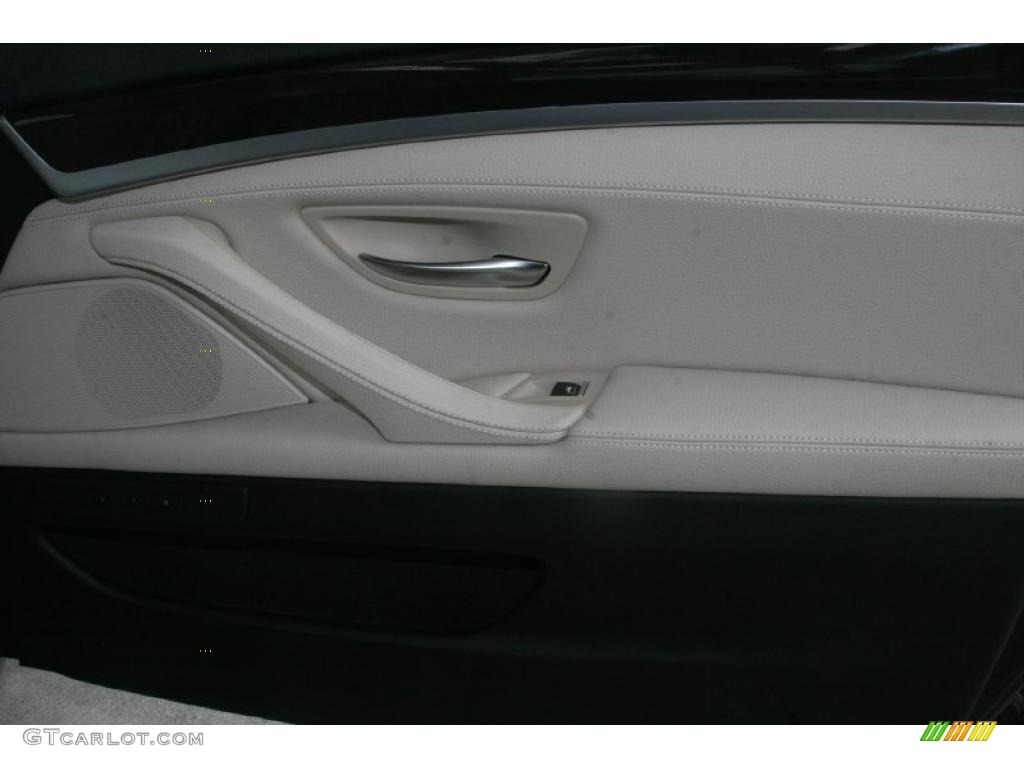 2011 5 Series 535i Sedan - Black Sapphire Metallic / Oyster/Black photo #29