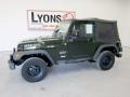 2005 Moss Green Pearlcoat Jeep Wrangler Willys Edition 4x4  photo #33