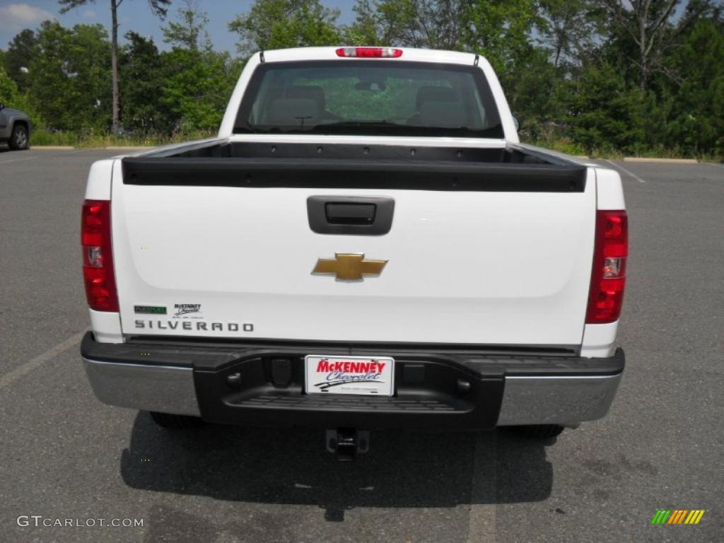 2011 Silverado 1500 Extended Cab - Summit White / Dark Titanium photo #3