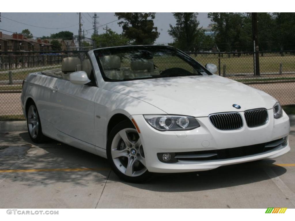 2011 3 Series 335i Convertible - Alpine White / Cream Beige photo #1