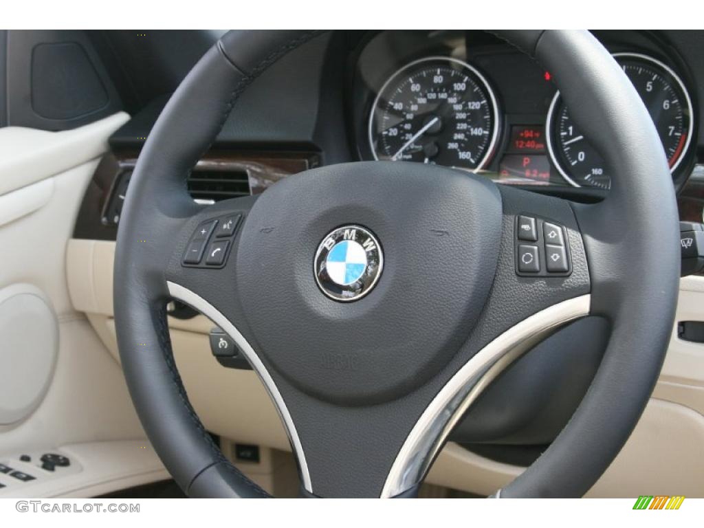 2011 3 Series 335i Convertible - Alpine White / Cream Beige photo #7