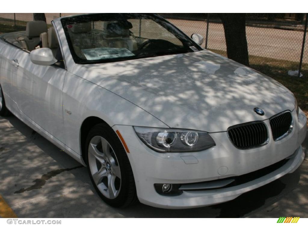 2011 3 Series 335i Convertible - Alpine White / Cream Beige photo #9