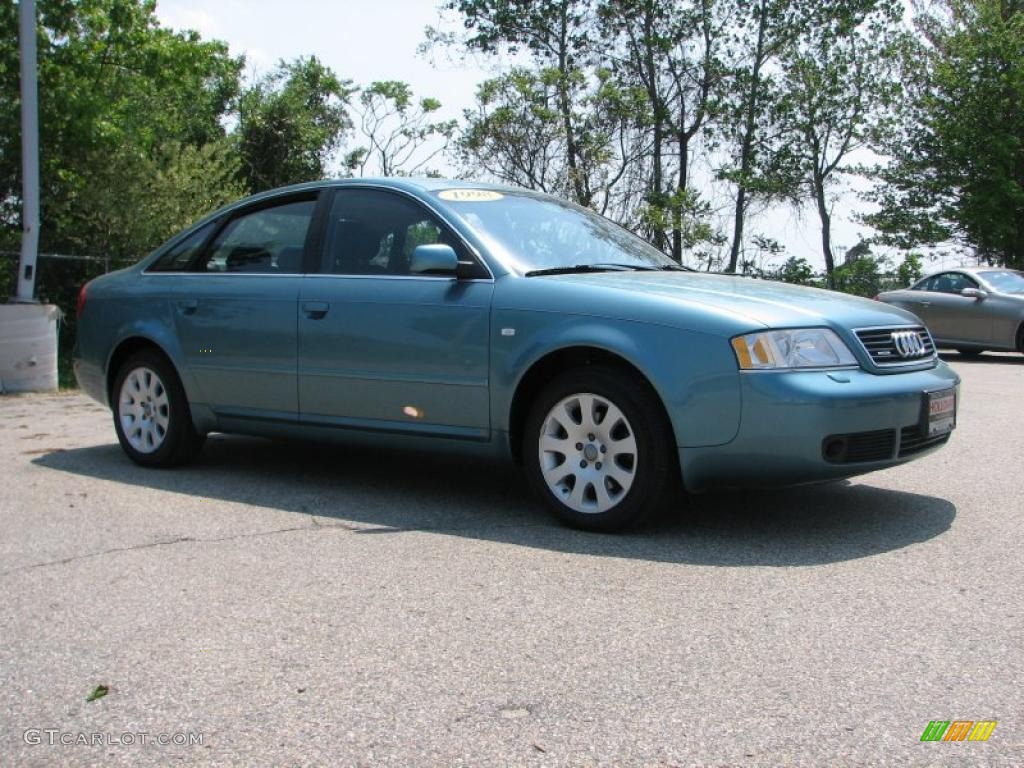 1998 A6 2.8 quattro Sedan - Europa Blue Mica Metallic / Onyx photo #3
