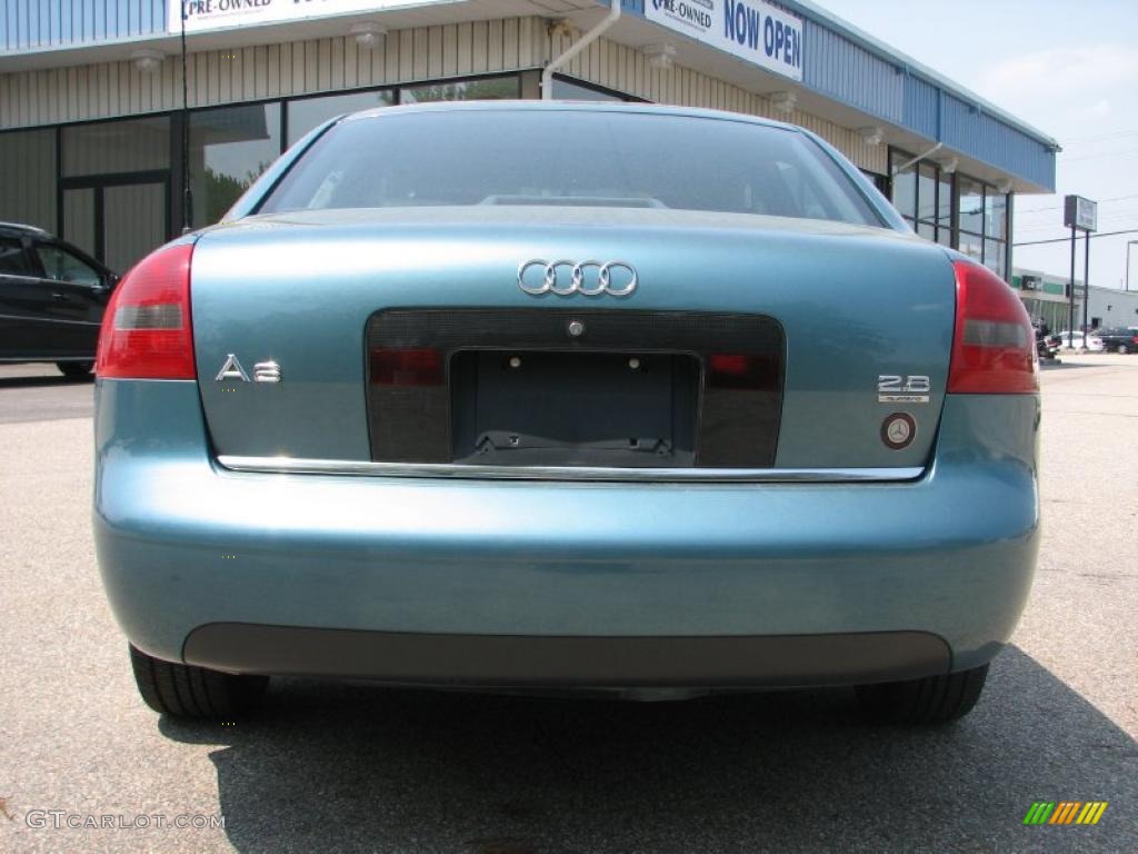 1998 A6 2.8 quattro Sedan - Europa Blue Mica Metallic / Onyx photo #4