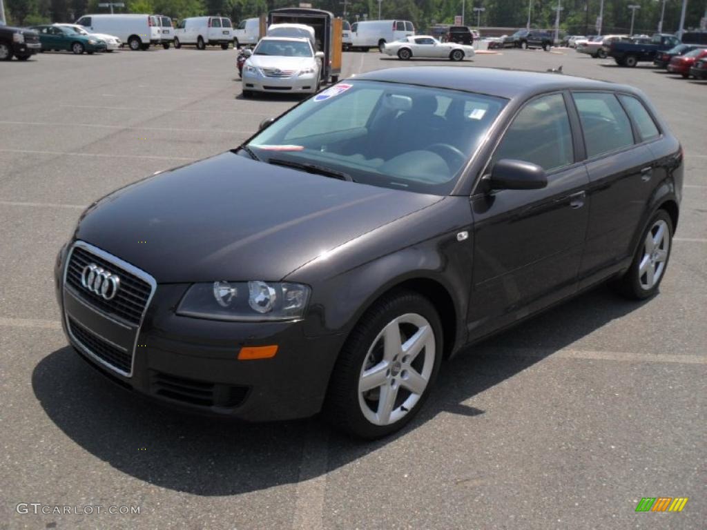 2006 A3 2.0T - Lava Grey Pearl / Black photo #1