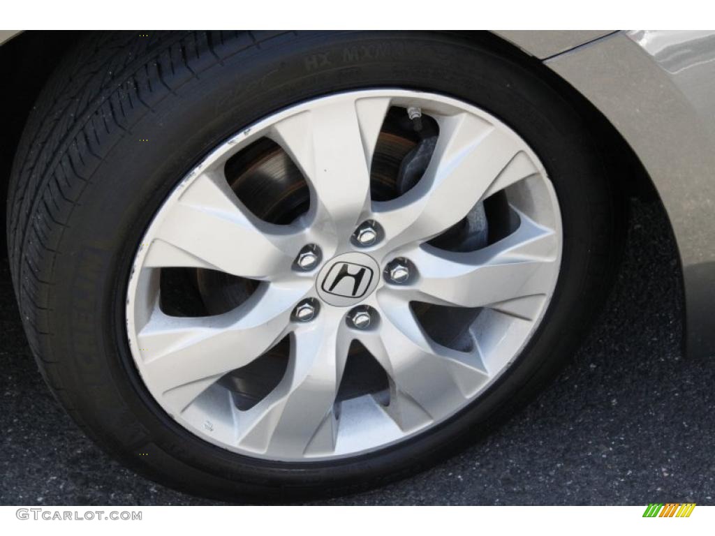 2008 Accord EX Sedan - Polished Metal Metallic / Gray photo #17