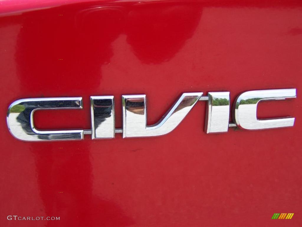 2001 Honda Civic LX Coupe Marks and Logos Photo #49807059
