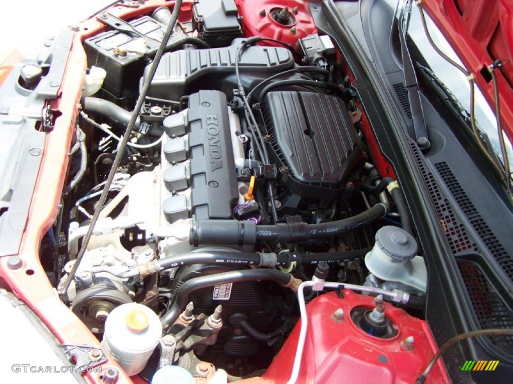 2001 Honda Civic LX Coupe 1.7L SOHC 16V 4 Cylinder Engine Photo #49807119