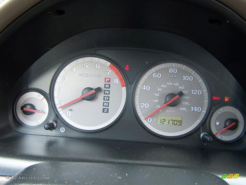 2001 Honda Civic LX Coupe Gauges Photo #49807374