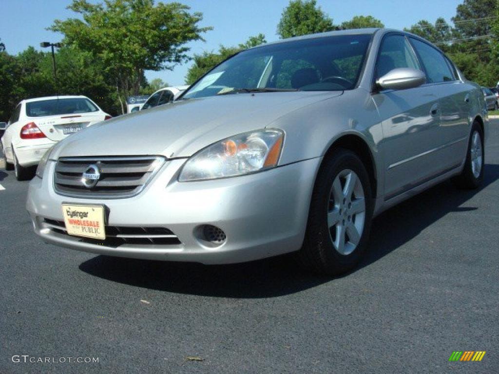 2002 Altima 2.5 SL - Sheer Silver Metallic / Charcoal Black photo #1