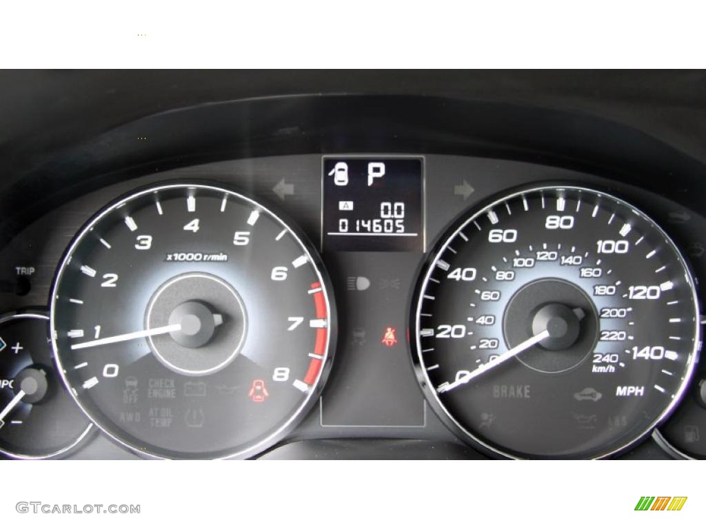 2010 Subaru Outback 2.5i Limited Wagon Gauges Photo #49810782