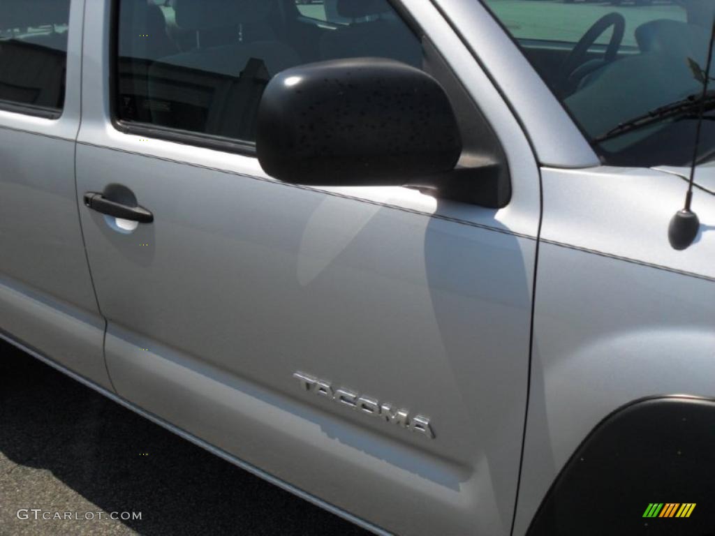 2008 Tacoma V6 Double Cab 4x4 - Silver Streak Mica / Graphite Gray photo #22