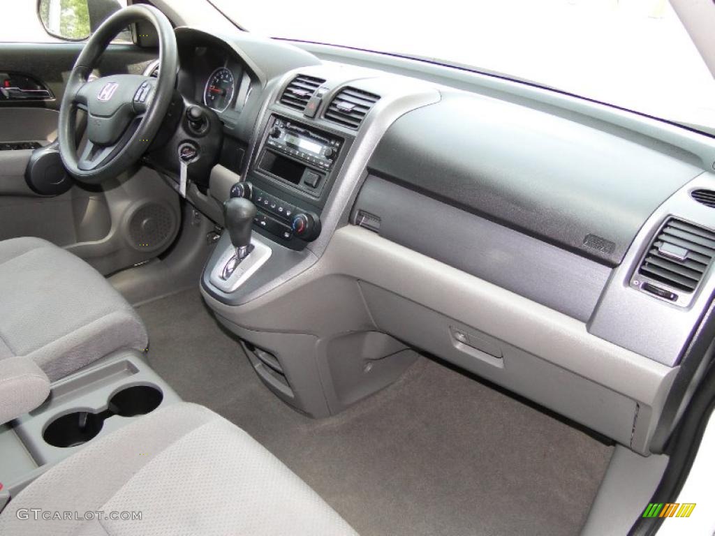 2008 CR-V LX - Taffeta White / Gray photo #24