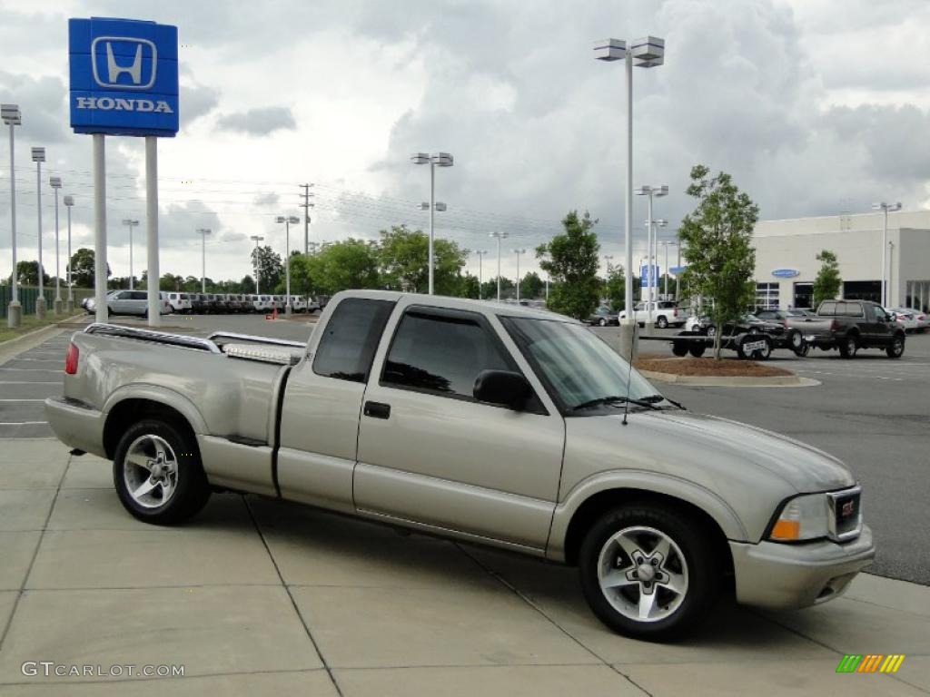 Pewter Metallic 2003 GMC Sonoma SLS Extended Cab Exterior Photo #49813809