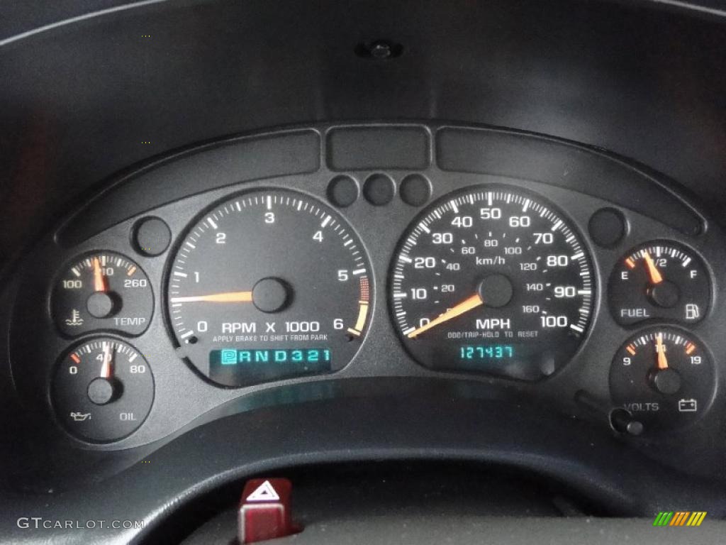2003 GMC Sonoma SLS Extended Cab Gauges Photo #49814031
