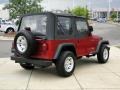 1998 Chili Pepper Red Pearl Jeep Wrangler SE 4x4  photo #5