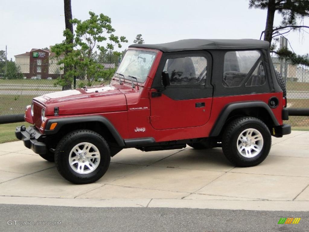 1998 Jeep Wrangler SE 4x4 Custom Wheels Photo #49814373