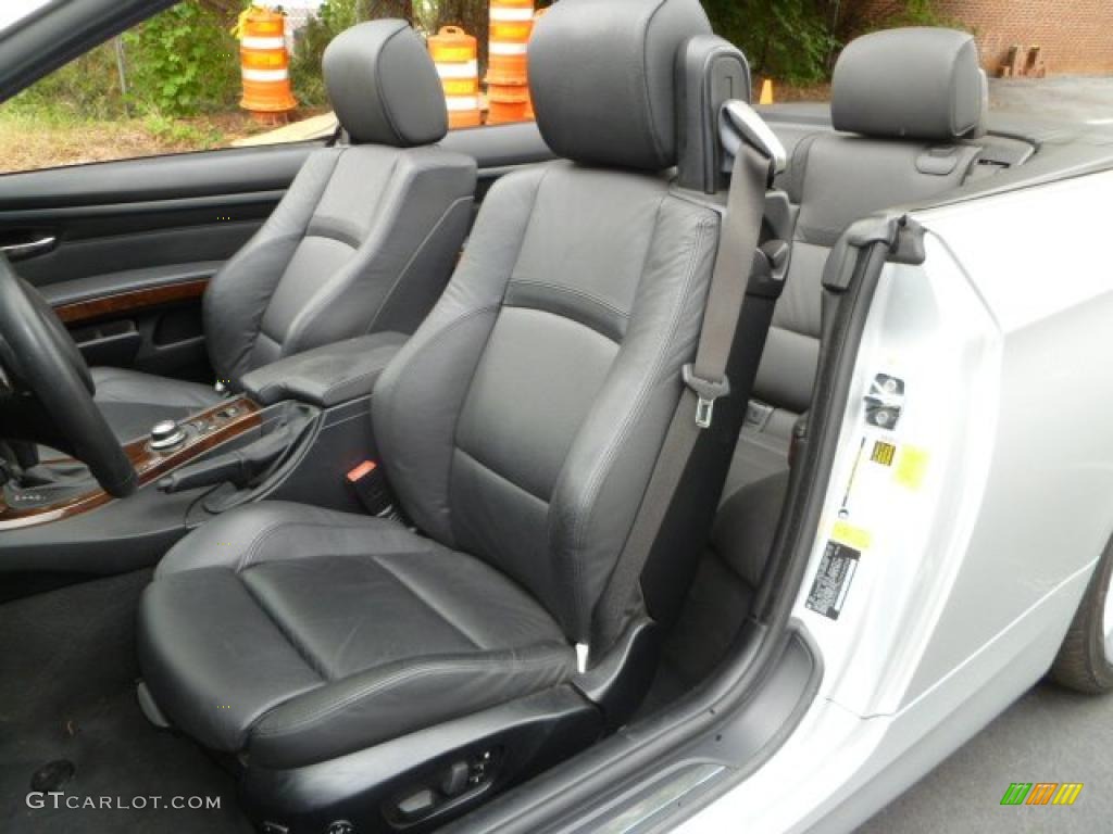 2007 3 Series 335i Convertible - Titanium Silver Metallic / Black photo #8