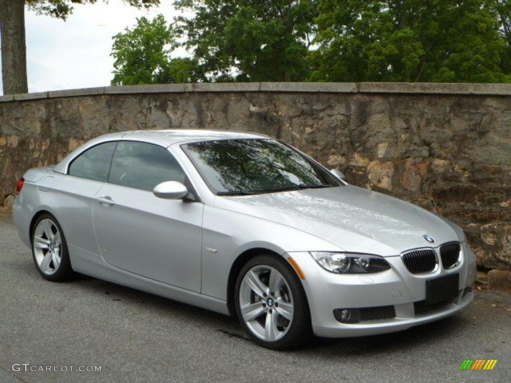 2007 3 Series 335i Convertible - Titanium Silver Metallic / Black photo #14