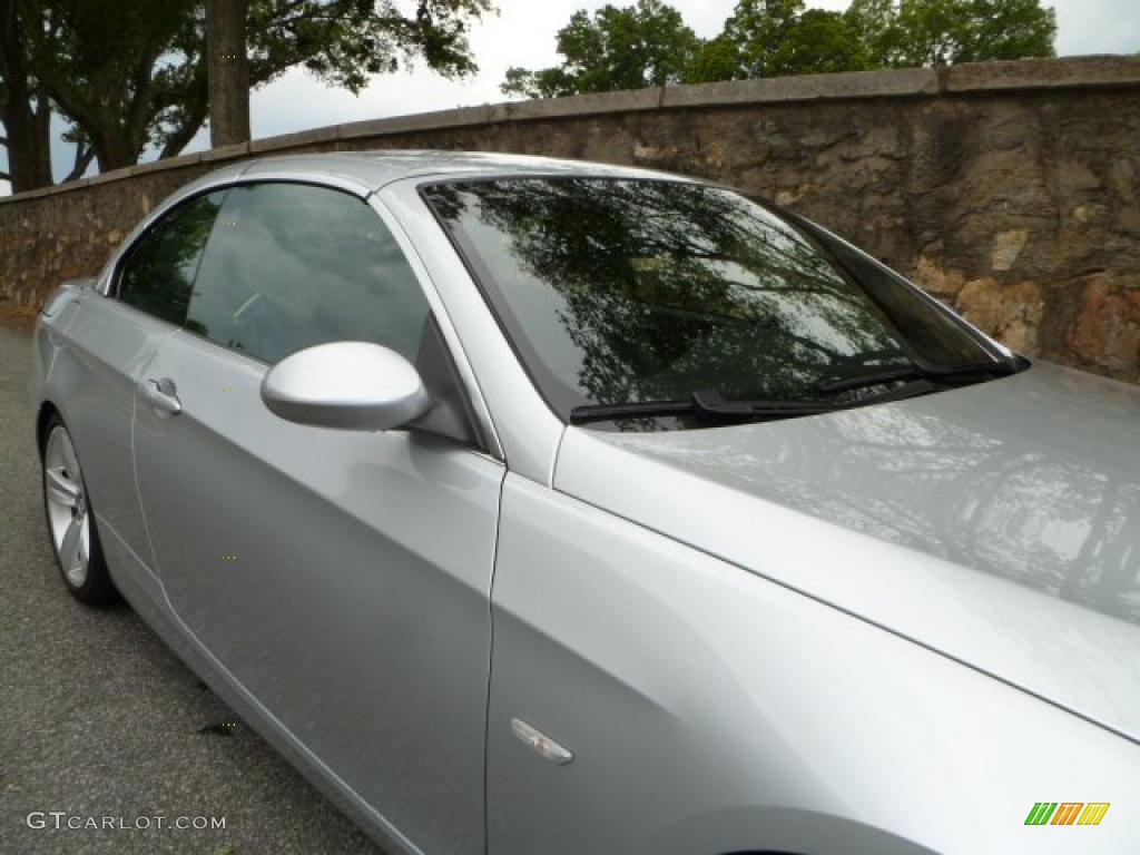 2007 3 Series 335i Convertible - Titanium Silver Metallic / Black photo #15