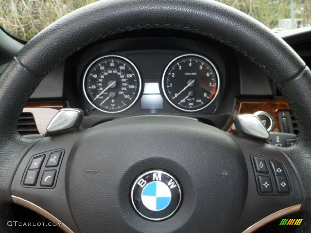 2007 3 Series 335i Convertible - Titanium Silver Metallic / Black photo #25