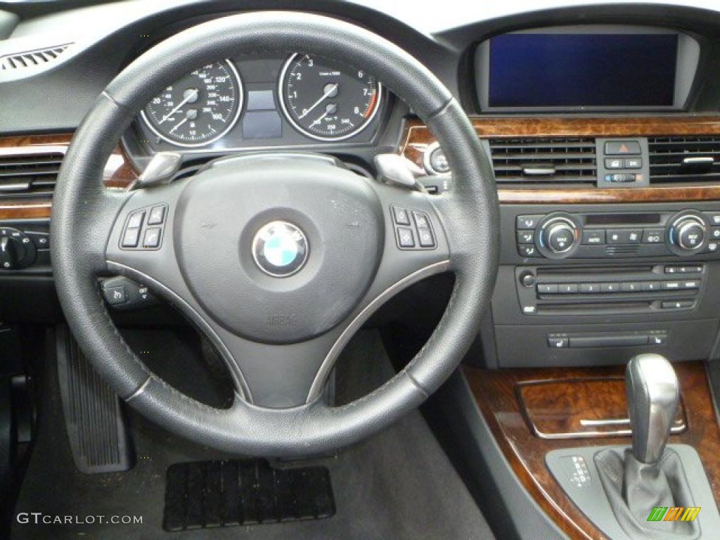2007 3 Series 335i Convertible - Titanium Silver Metallic / Black photo #26