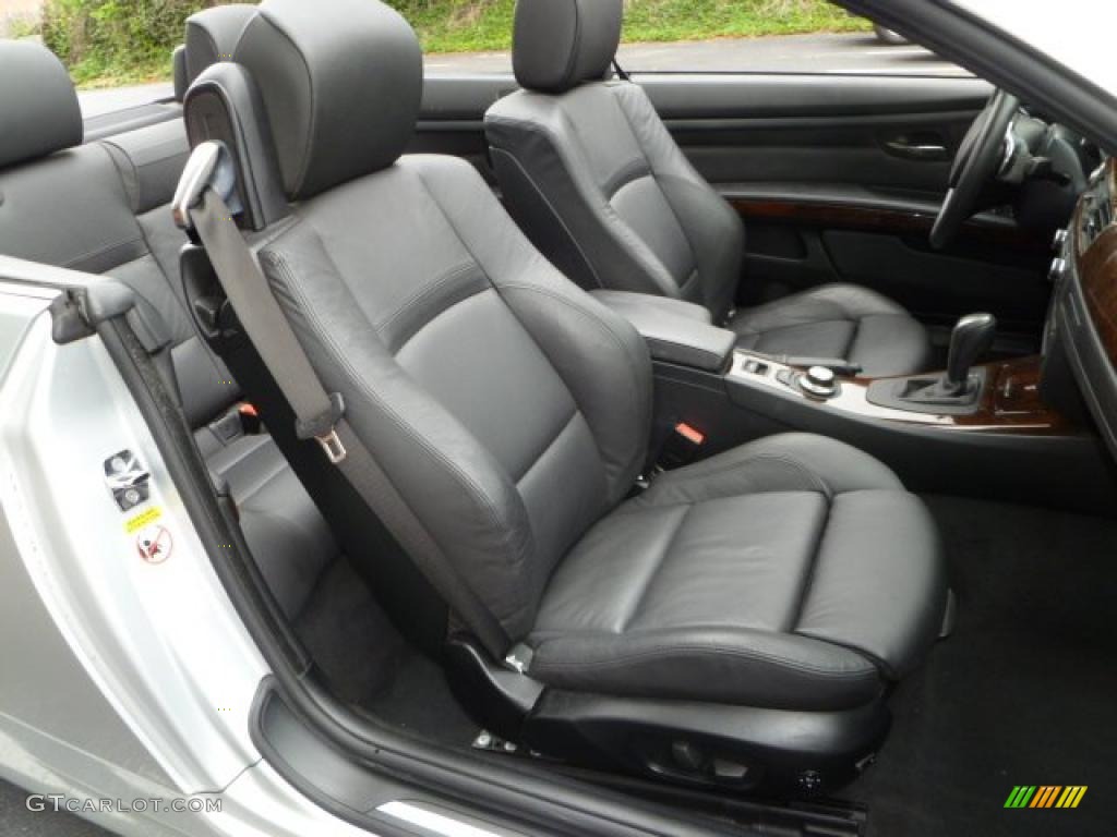 2007 3 Series 335i Convertible - Titanium Silver Metallic / Black photo #27