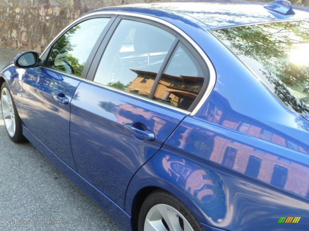 2008 3 Series 335i Sedan - Montego Blue Metallic / Black photo #16