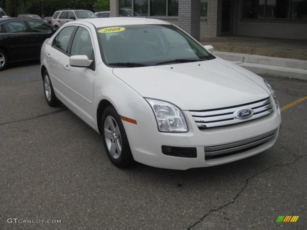 White Suede Ford Fusion